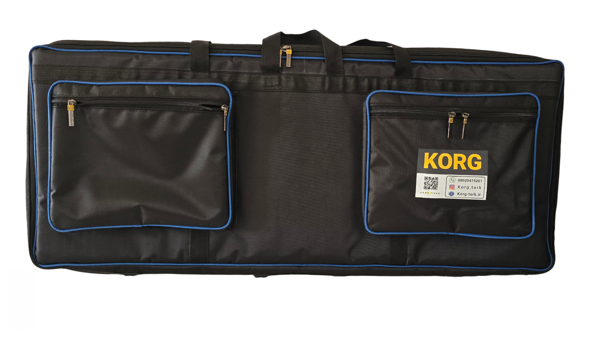 کیف کیبورد حاشیه آبی